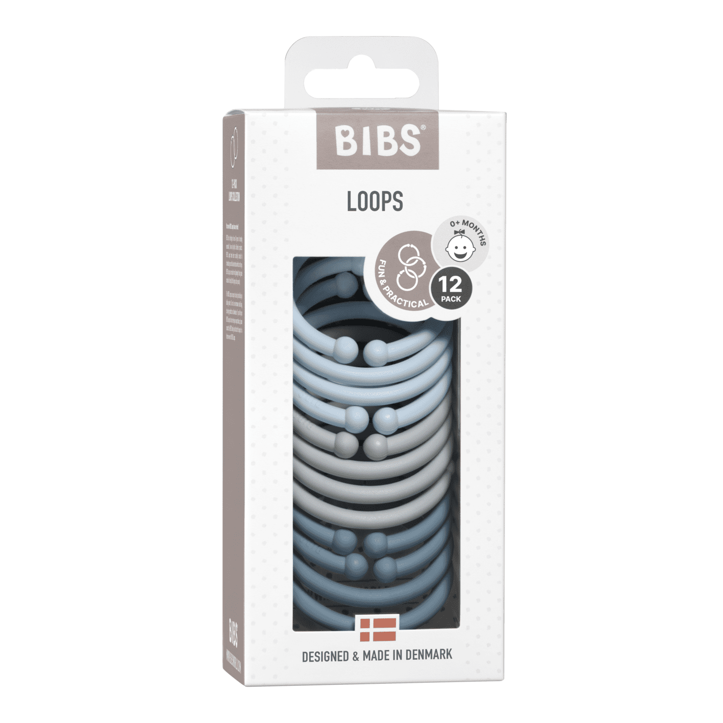 Bibs Loops X 12 -Blue/Iron