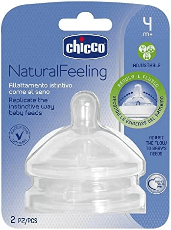 Chicco Natural Feeding Teat Adjustable 4m+