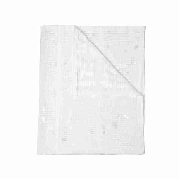 Clair De Lune Cot bed Cellular Blanket – White