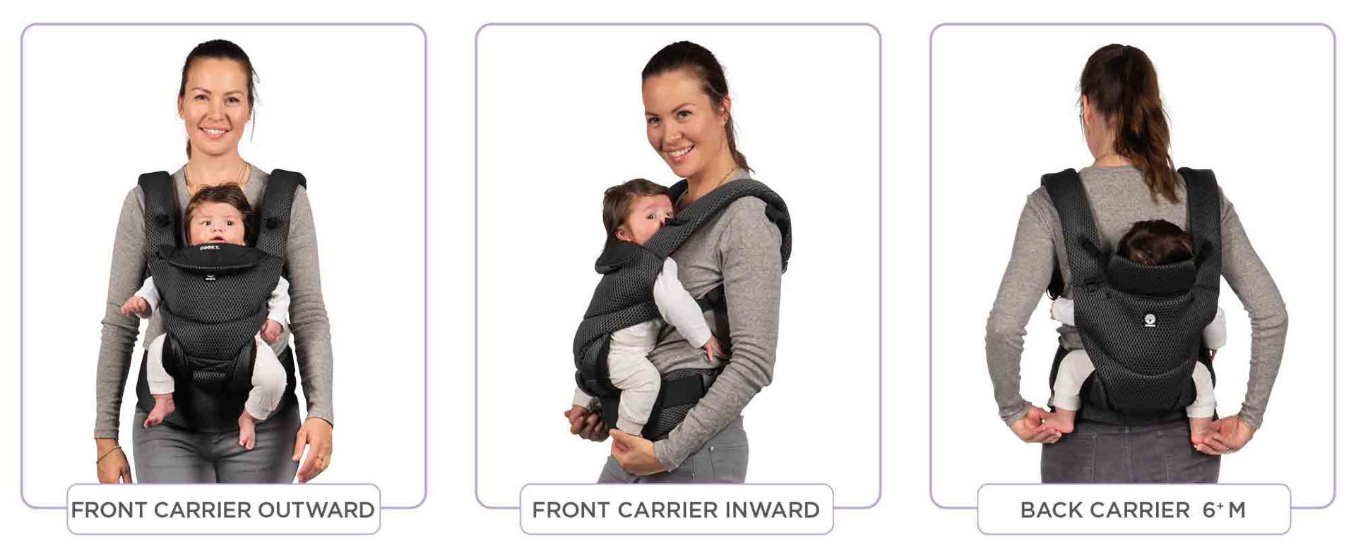 Dooky Carrier Urban Comfort – Black @18%