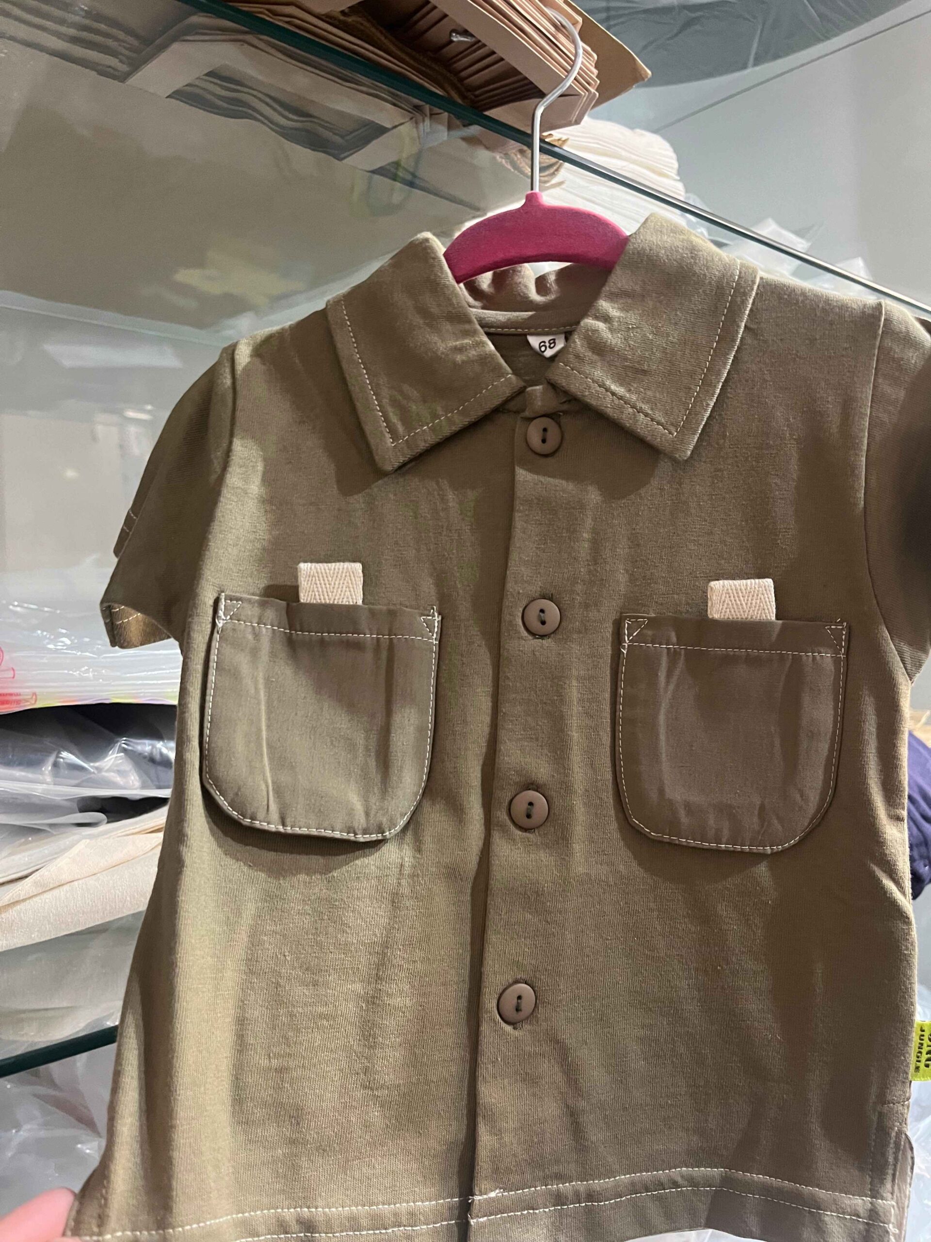 Kahki Shirt Size 74-6/9M