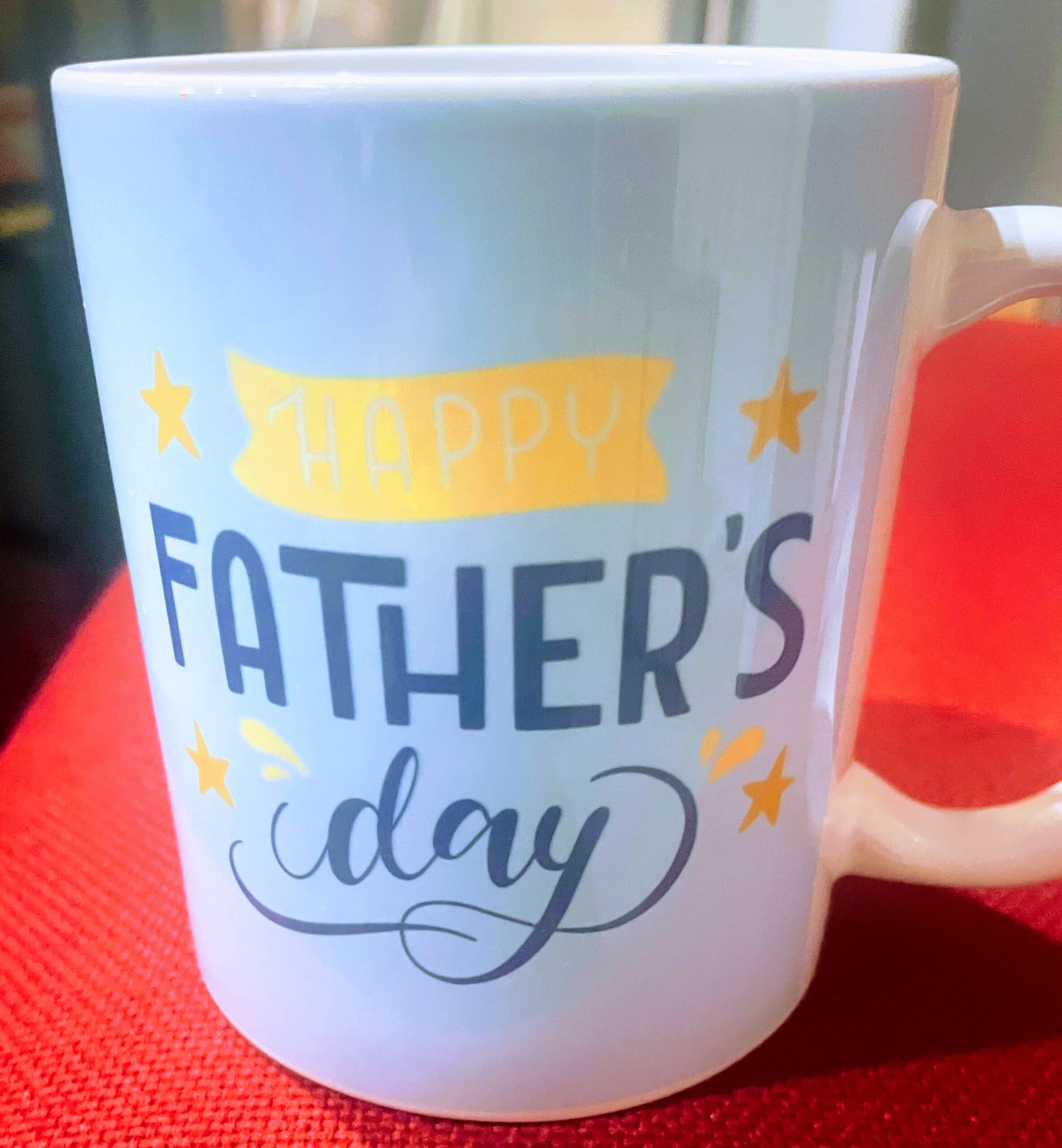 Lge Mug -Light Blue – Happy Fathers Day !
