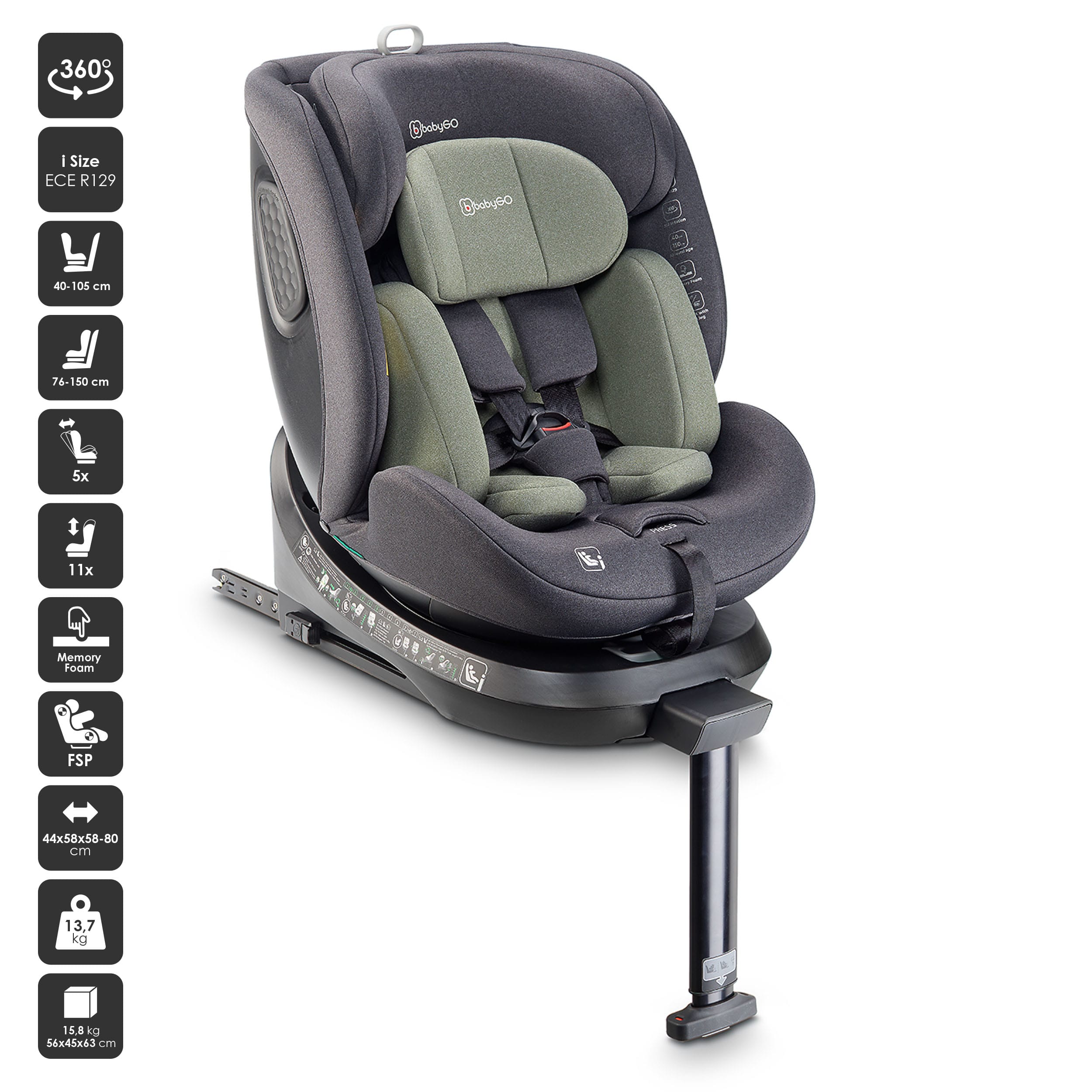 BabyGo Move 360 Green