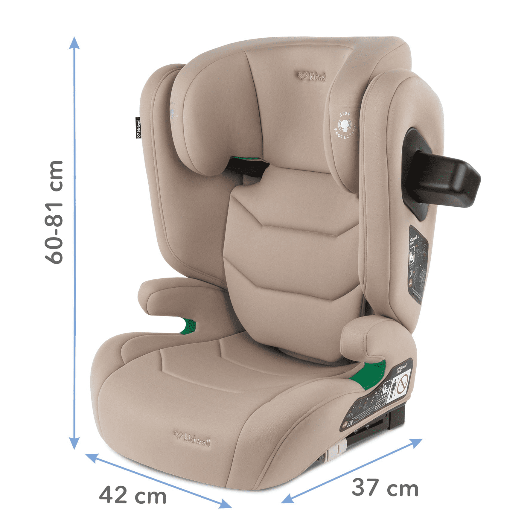 Kidwell TENDO High back Carseat Booster – Beige