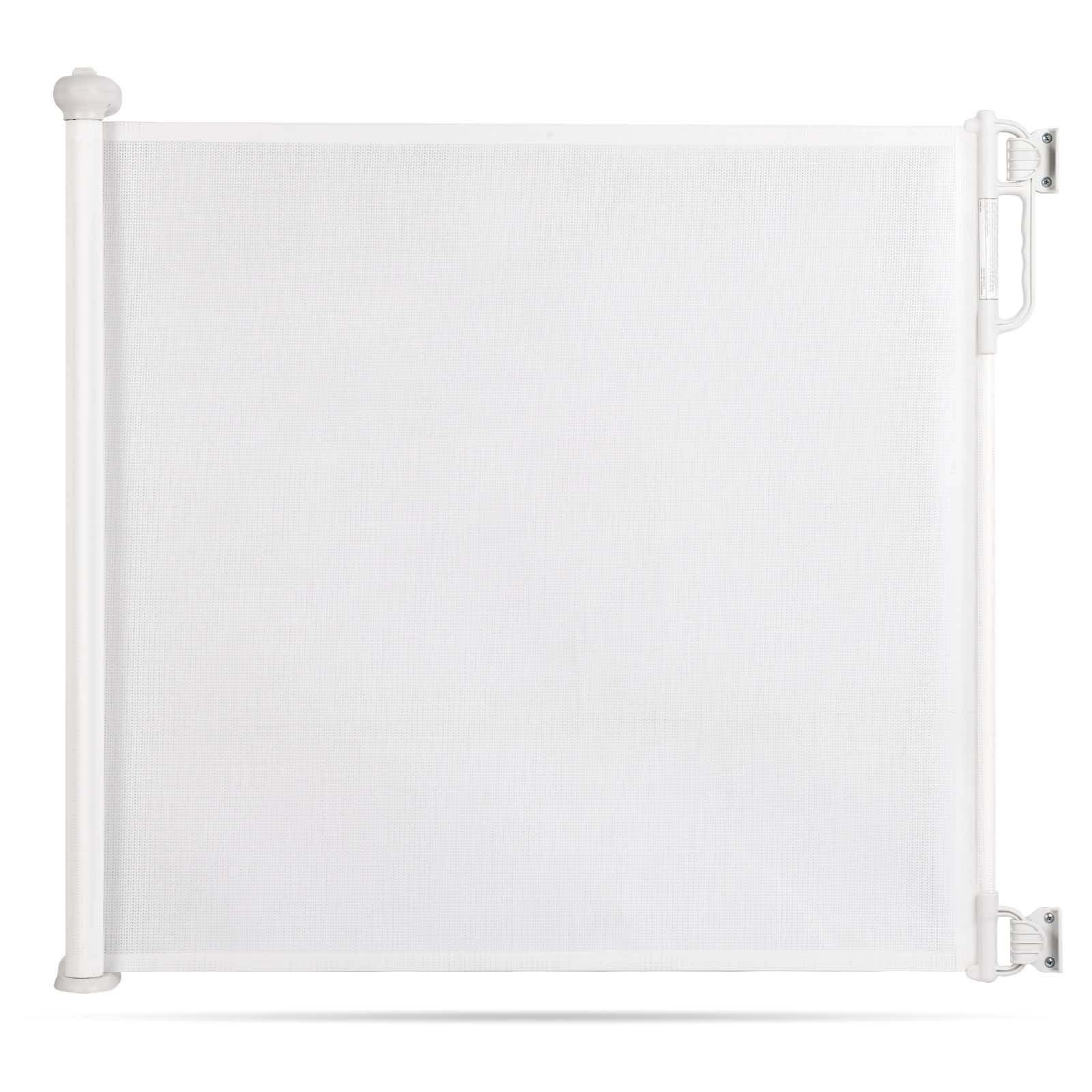 MomCozy – Retractable Baby Gate – White