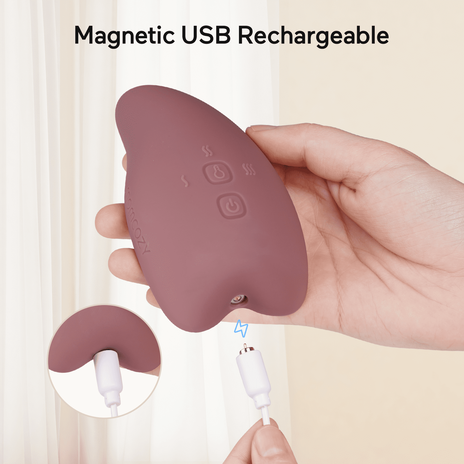 MomCozy – Warming & Vibrating Lactation Massager