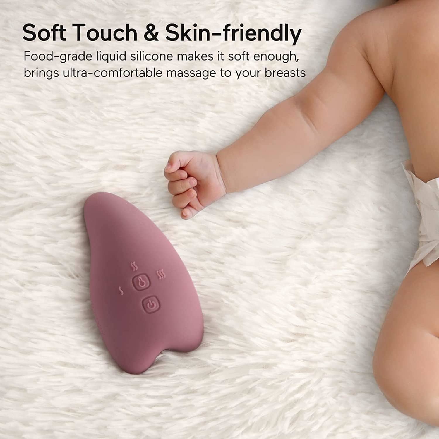 MomCozy – Warming & Vibrating Lactation Massager
