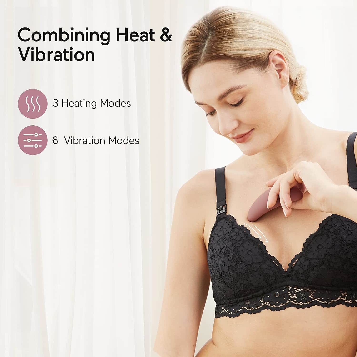 MomCozy – Warming & Vibrating Lactation Massager