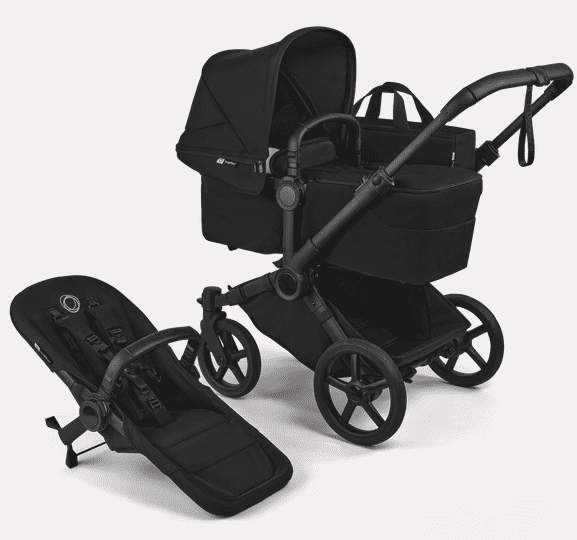 Bugaboo Donkey 6 -Single Stroller ( 1 Seat & 1 Bassinet) Black/ Black / Black Base
