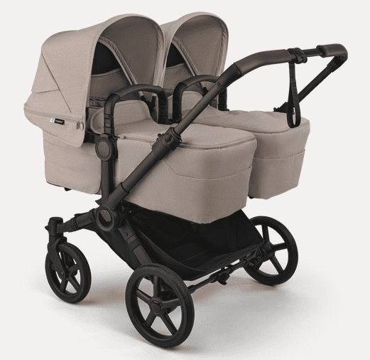 Bugaboo Donkey 6 -Twin Stroller ( 2 Seat’s & 2 Bassinet’s) Desert Taupe / Desert Taupe / Black Base