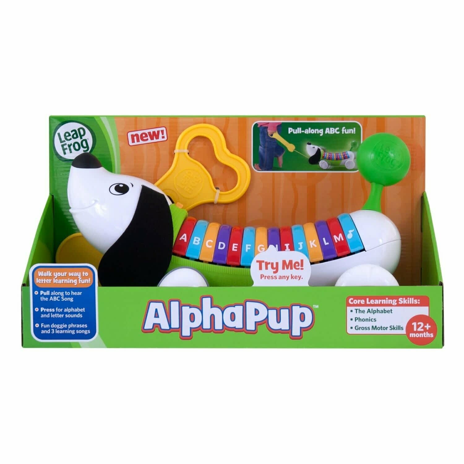 Leap Frog Alphapup Green 12m+