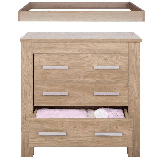 Babystyle Bordeaux Dresser Light Oak
