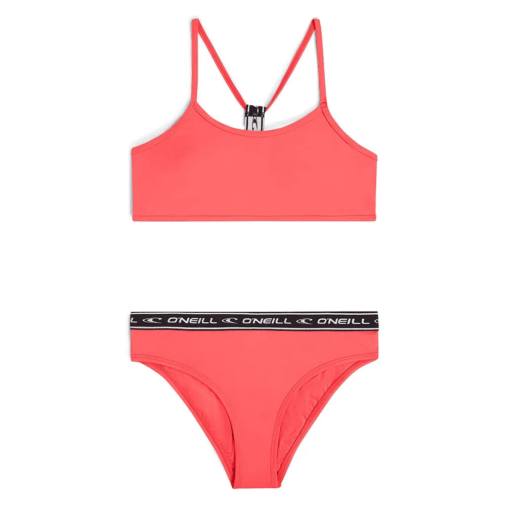O’Neill Girls Swimwear Sportclub Active Bikini -Georgia Peach (104)