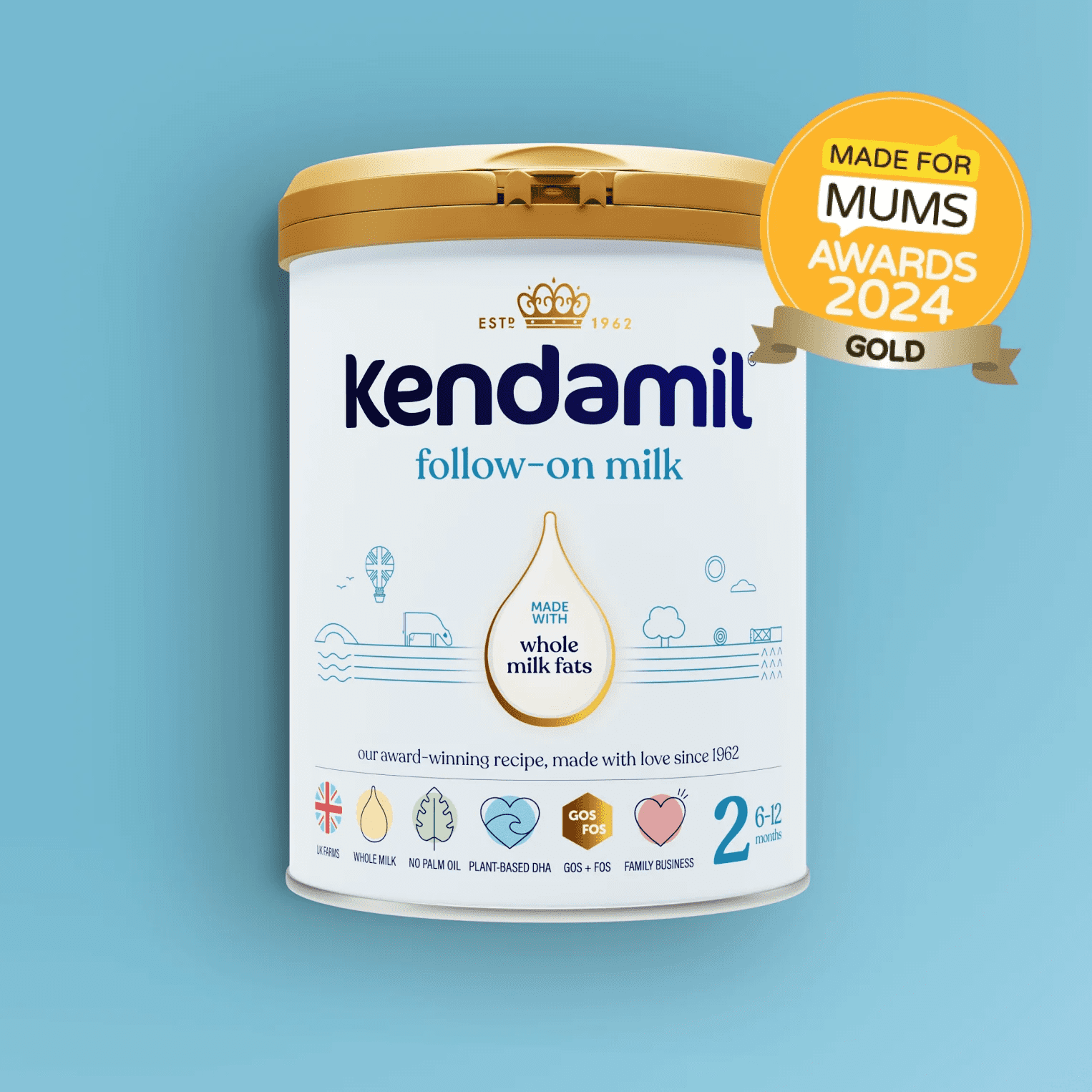 Kendamil Classic Stage 2: Follow-on Formula Milk 800g