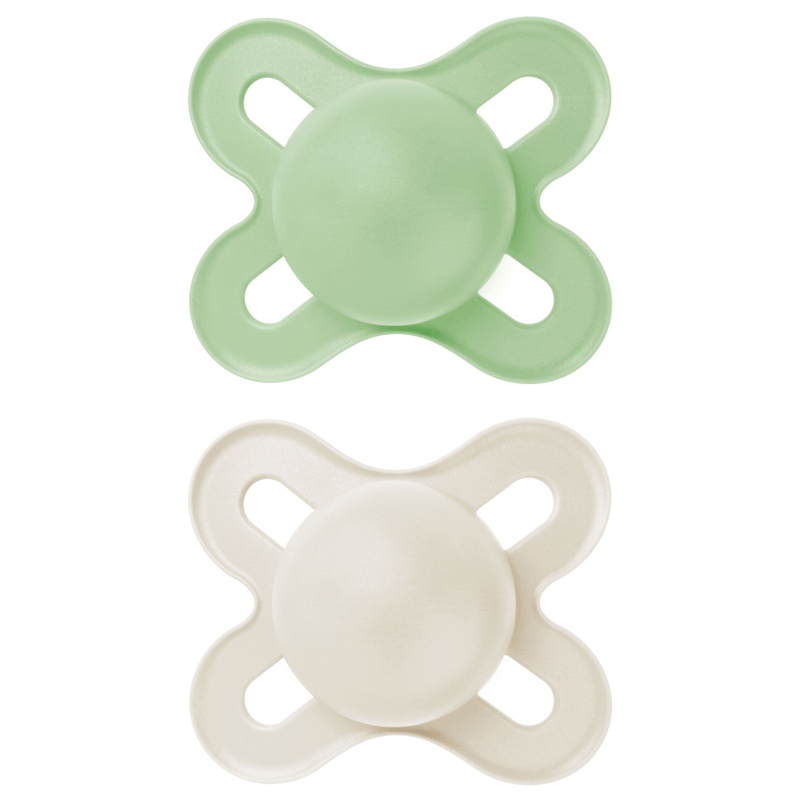 Mam Soother Original Start 0/2m – 2Pk – Plain- Unisex