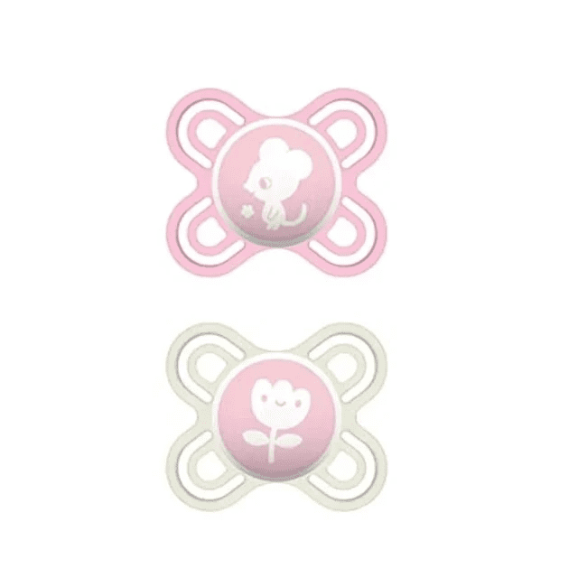 Mam Soother Start Perfect 0/2m – 2Pk -Girl