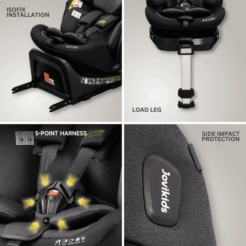 JoviKids Ranger 2 Carseat 360 Spin : Twilight