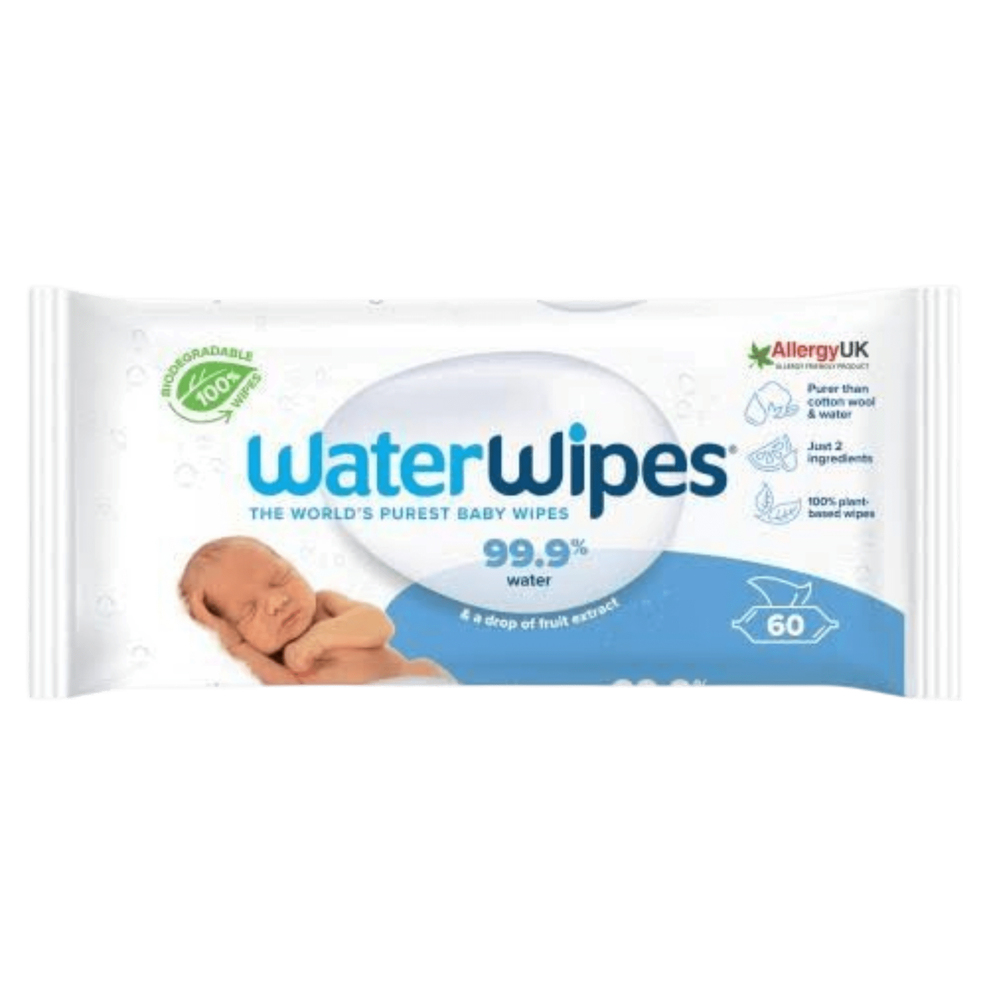 Water Wipes x60