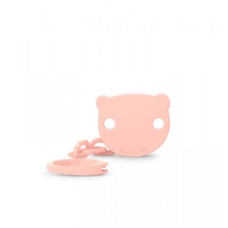Suavinex Soother Clip Bear Wild : Pink